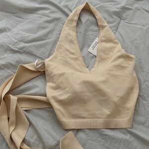 Sovere studio bound multi knit halter top